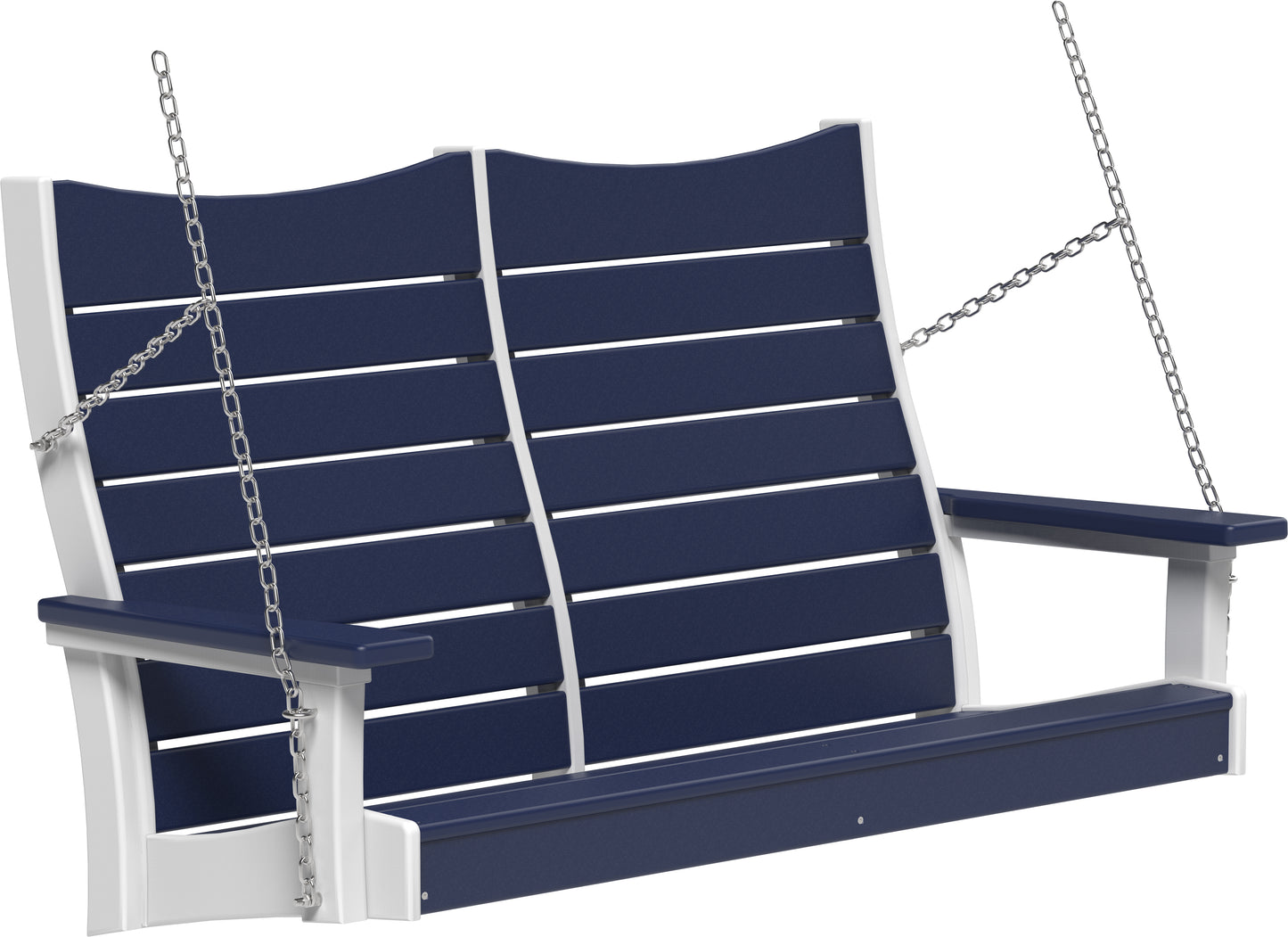 4' Contour Poly Swing Patriot Blue & White