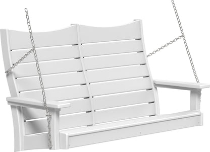 4' Contour Poly Swing White