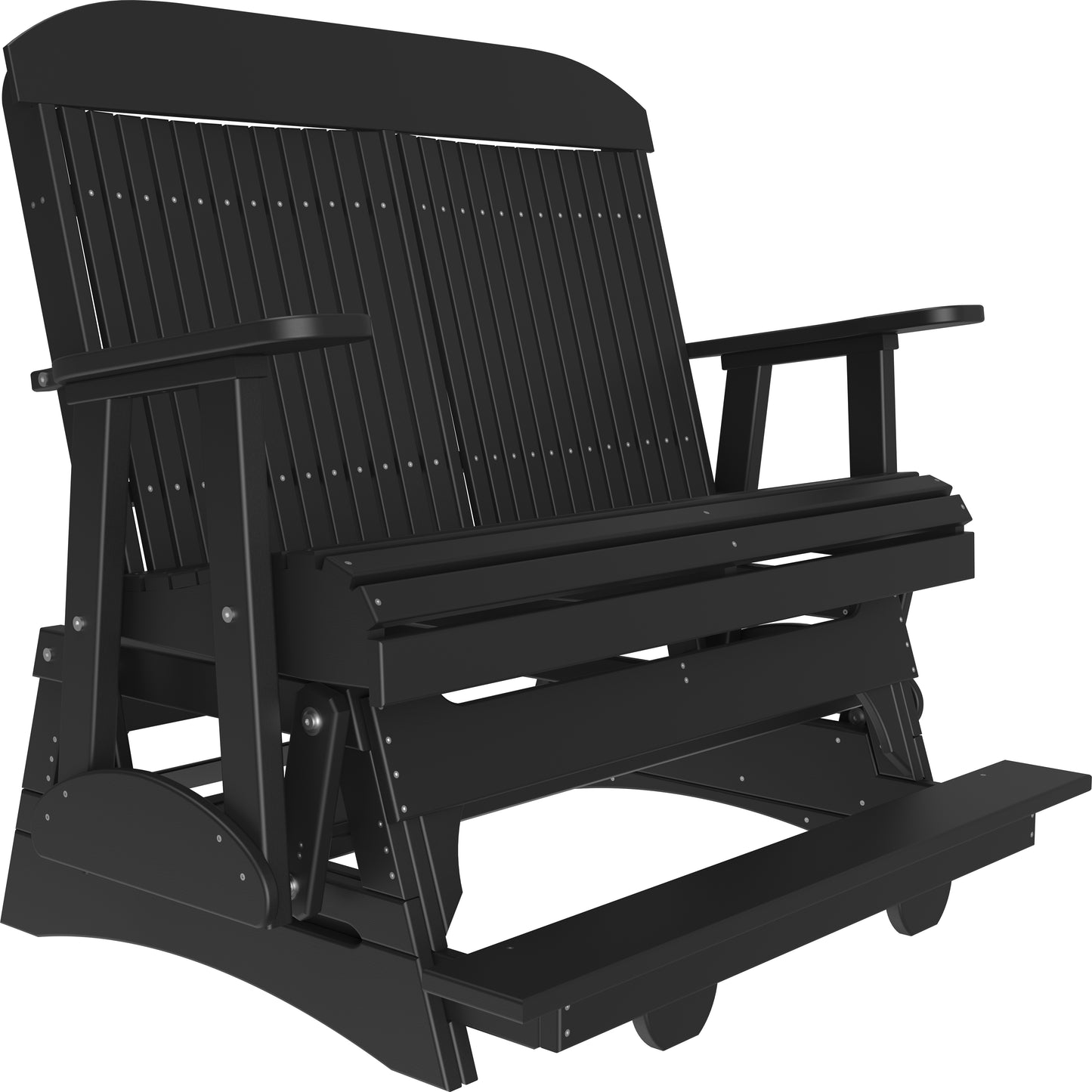 4' Classic Balcony Glider Black