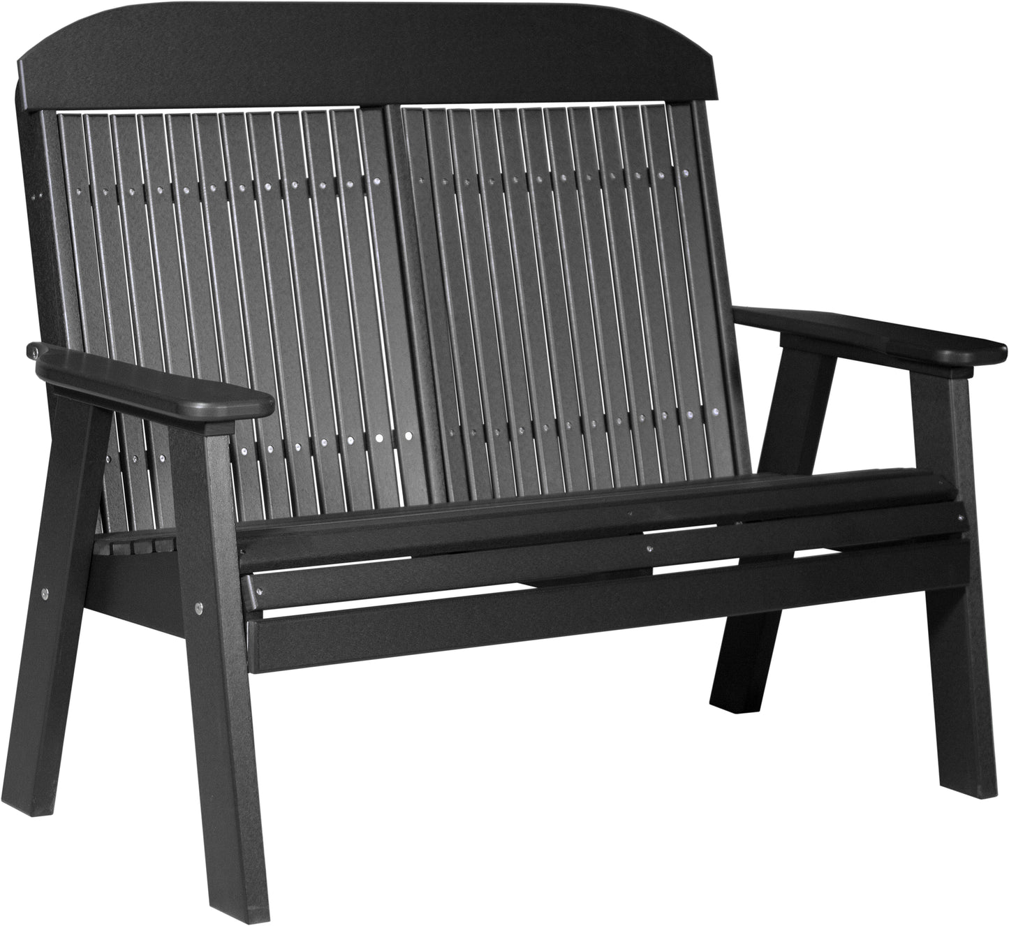 4' Classic Bench Black