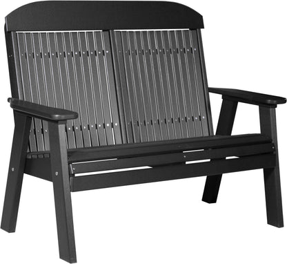 4' Classic Bench Black