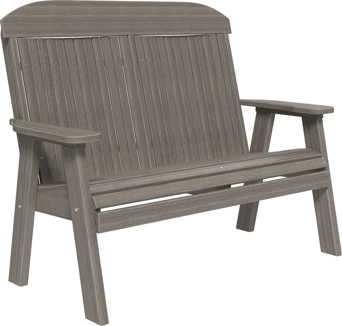 4' Classic Bench Coastal Gray