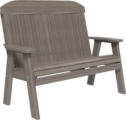 4' Classic Bench Coastal Gray