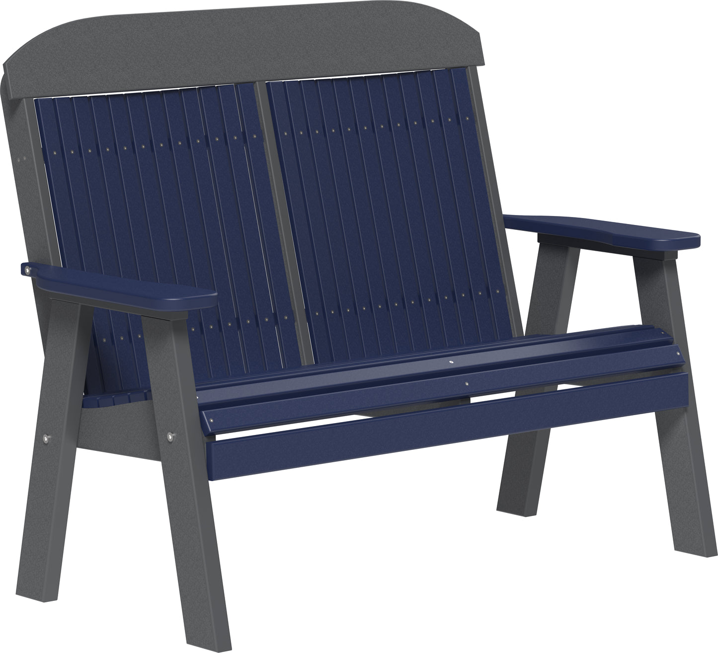 4' Classic Bench Patriot Blue & Slate