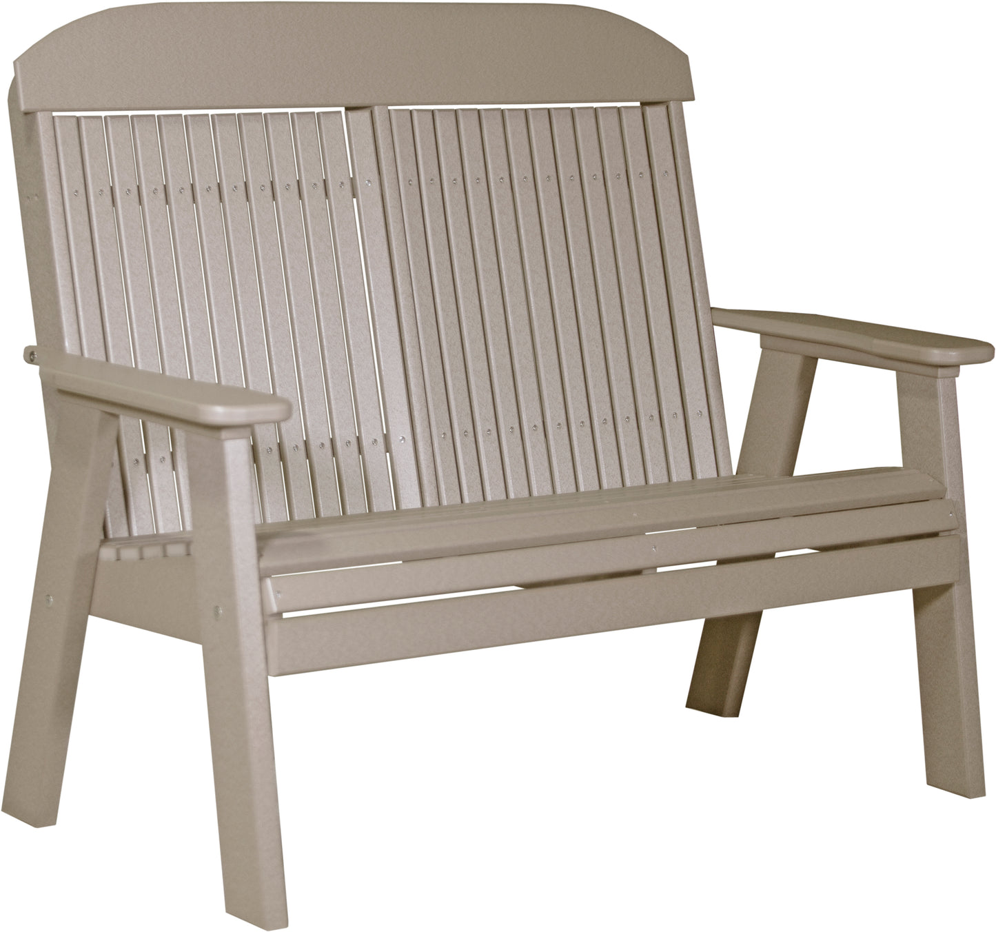 4' Classic Bench Weatherwood