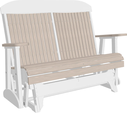 4' Classic Glider Birch & White