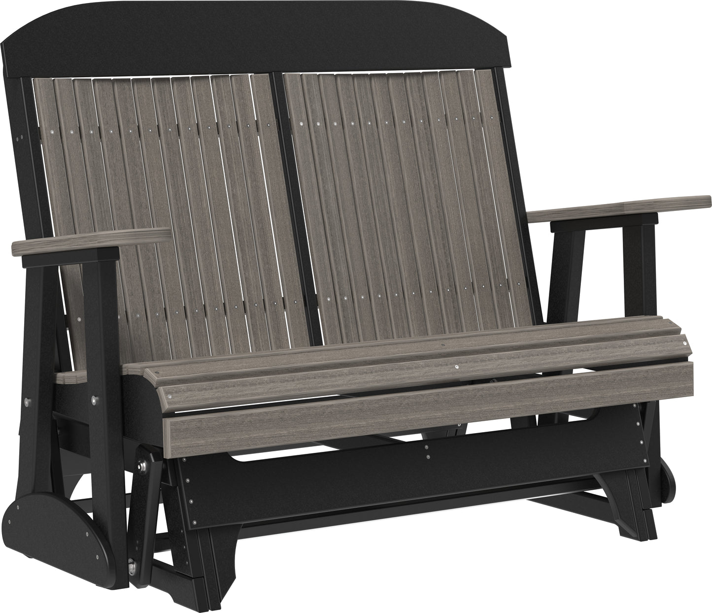 4' Classic Glider Coastal Gray & Black