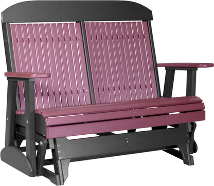 4' Classic Glider Cherrywood & Black