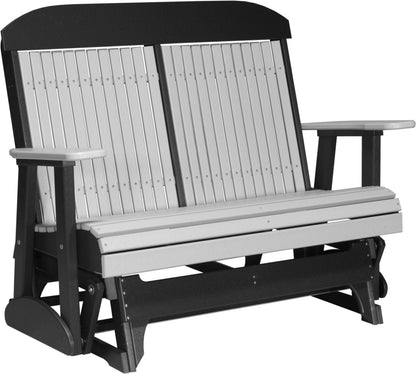 4' Classic Glider Dove Gray & Black
