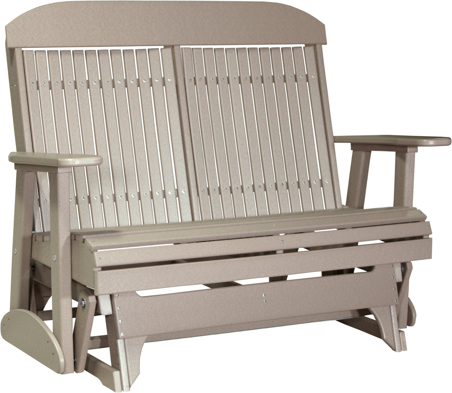 4' Classic Glider Weatherwood
