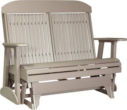 4' Classic Glider Weatherwood