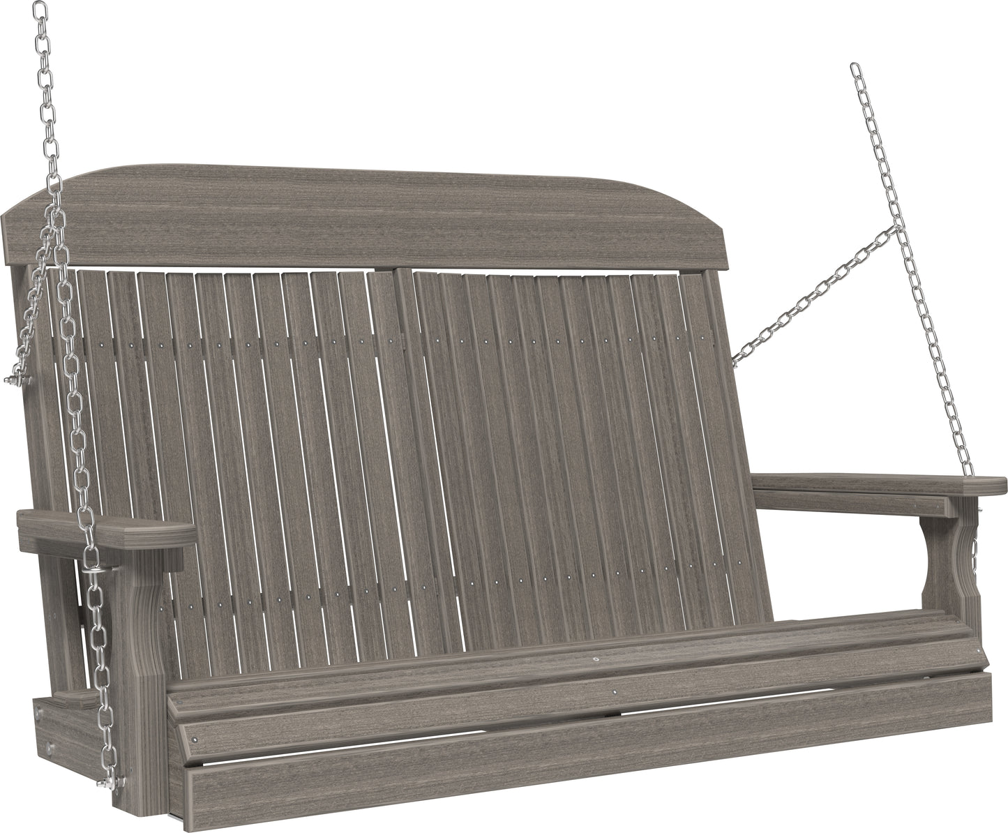 4' Classic Poly Swing Coastal Gray