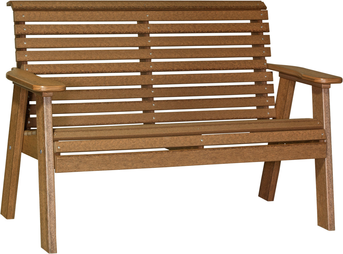 4' Plain Bench Antique Mahogany