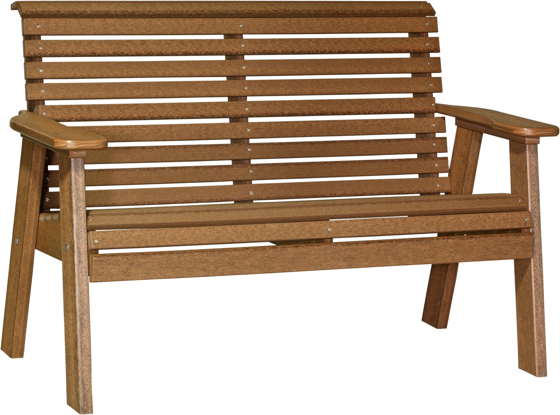 4' Plain Bench Antique Mahogany