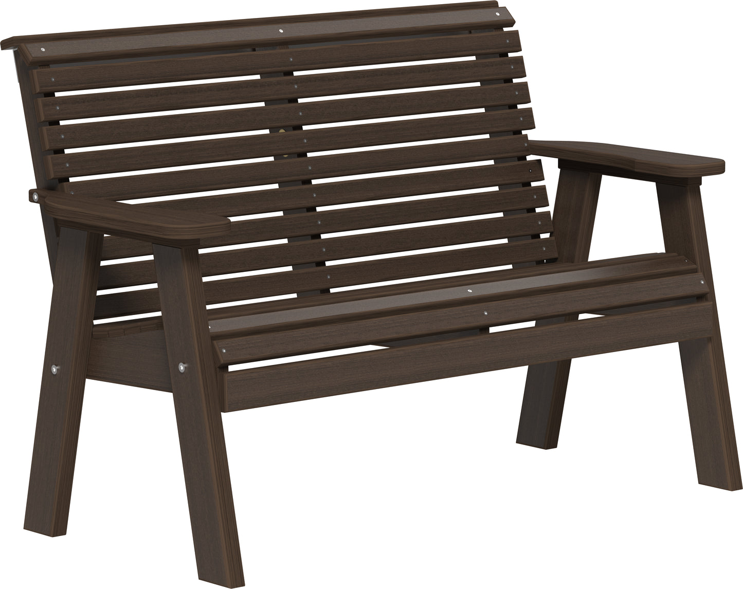 4' Plain Bench Brazilian Walnut