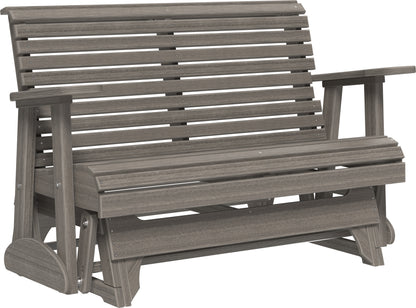 4' Plain Glider Coastal Gray
