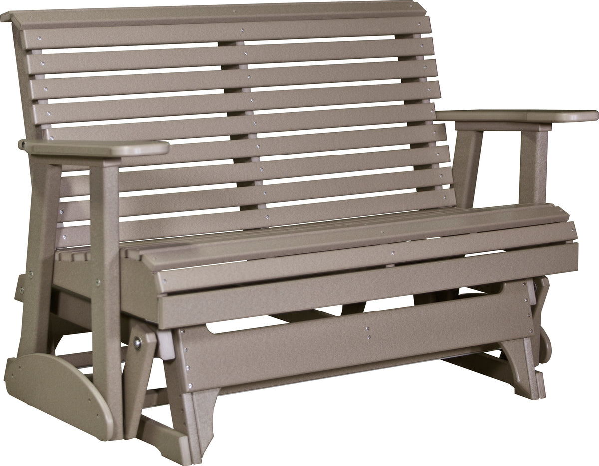 4' Plain Glider Weatherwood