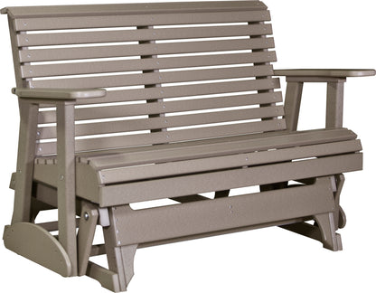 4' Plain Glider Weatherwood