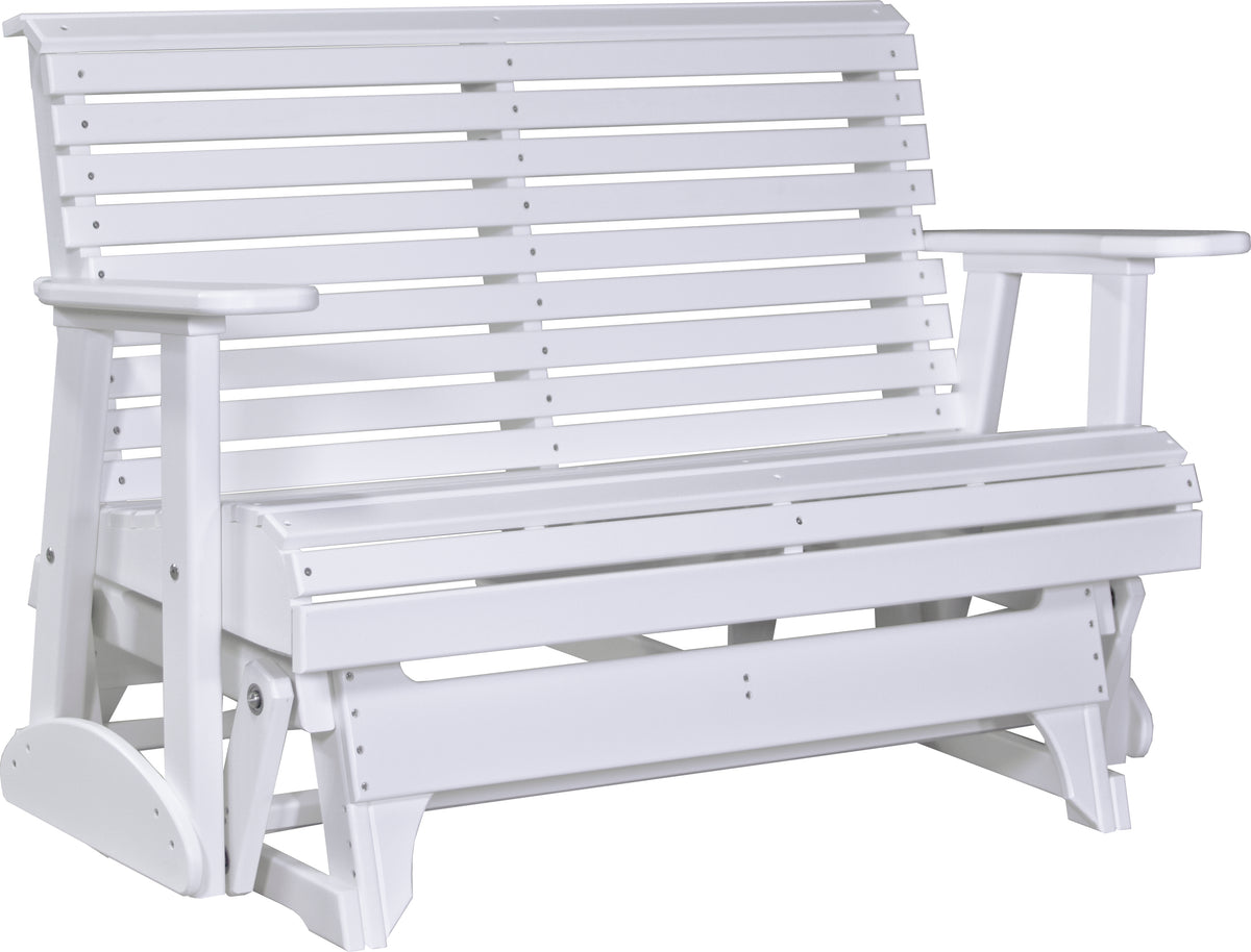 4' Plain Glider White