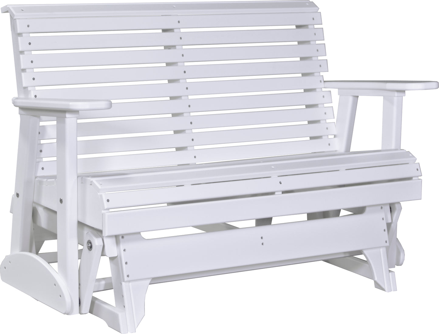 4' Plain Glider White