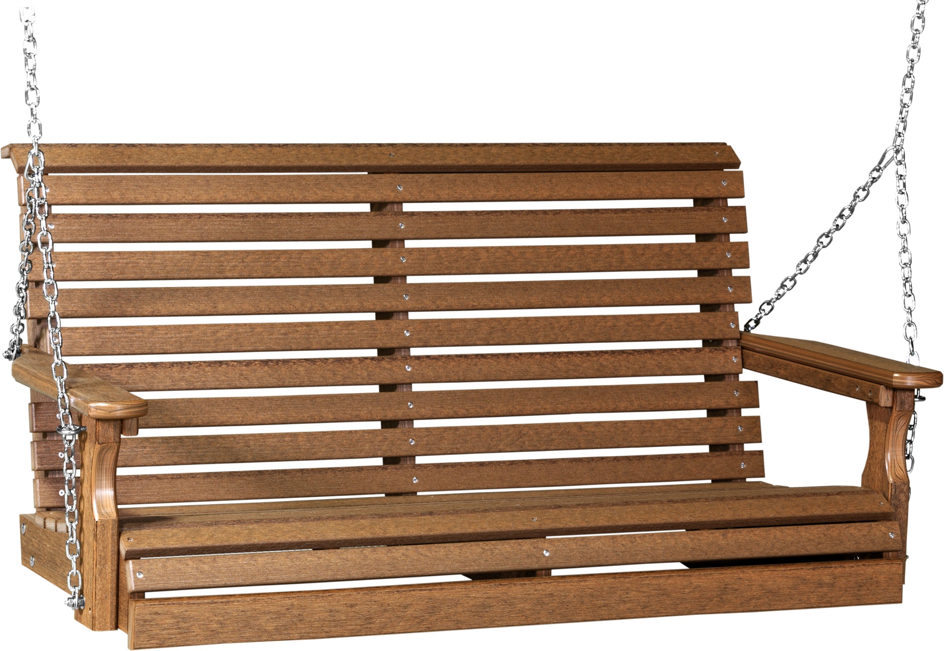 4' Plain Poly Swing Antique Mahogany