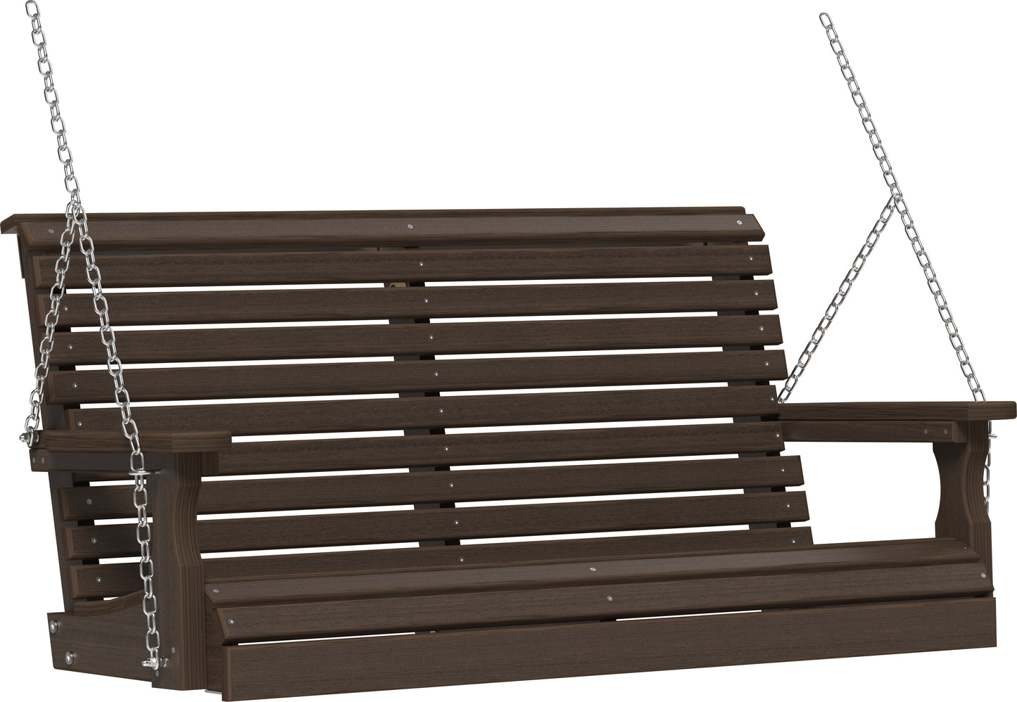 4' Plain Poly Swing Brazilian Walnut