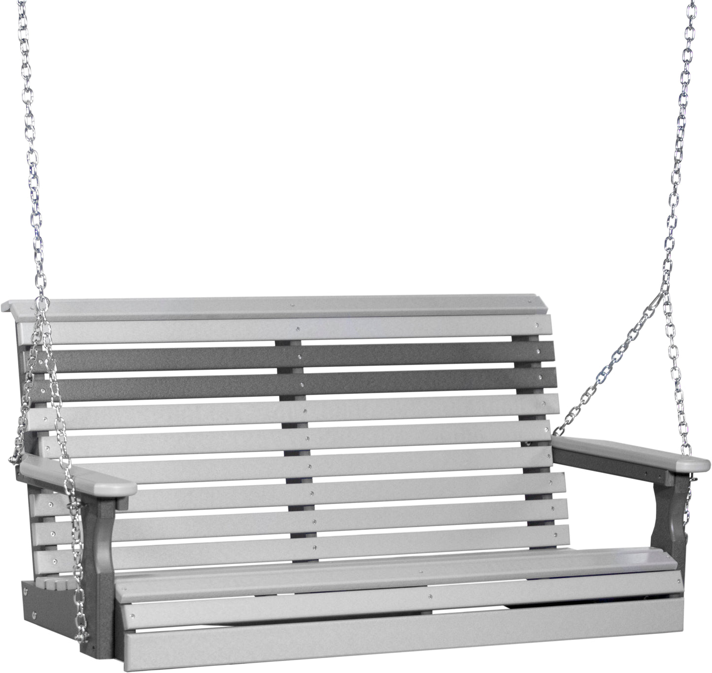 4' Plain Poly Swing Dove Gray & Slate