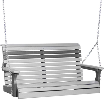 4' Plain Poly Swing Dove Gray & Slate