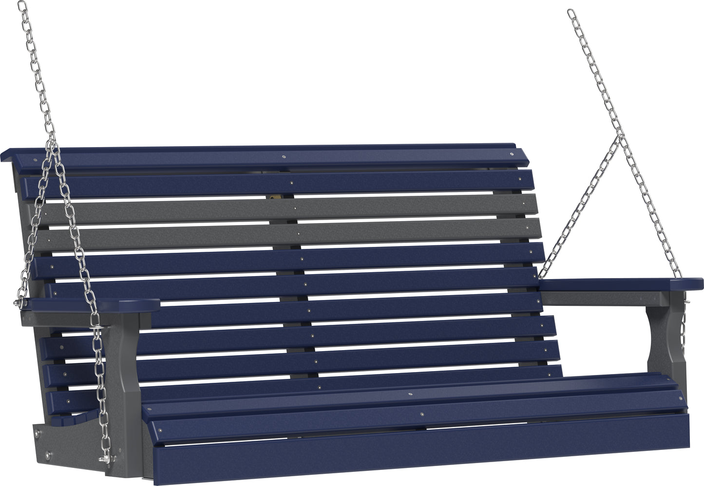 4' Plain Poly Swing Patriot Blue & Slate