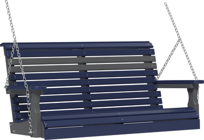 4' Plain Poly Swing Patriot Blue & Slate