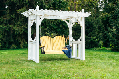 4' Adirondack Poly Swing Yellow & Black