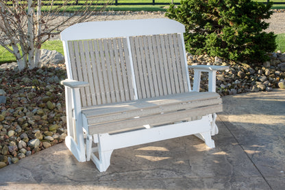 4' Classic Glider Birch & White