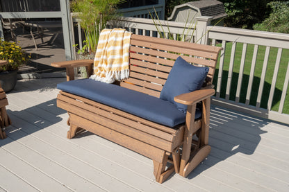 4' Plain Glider Antique Mahogany