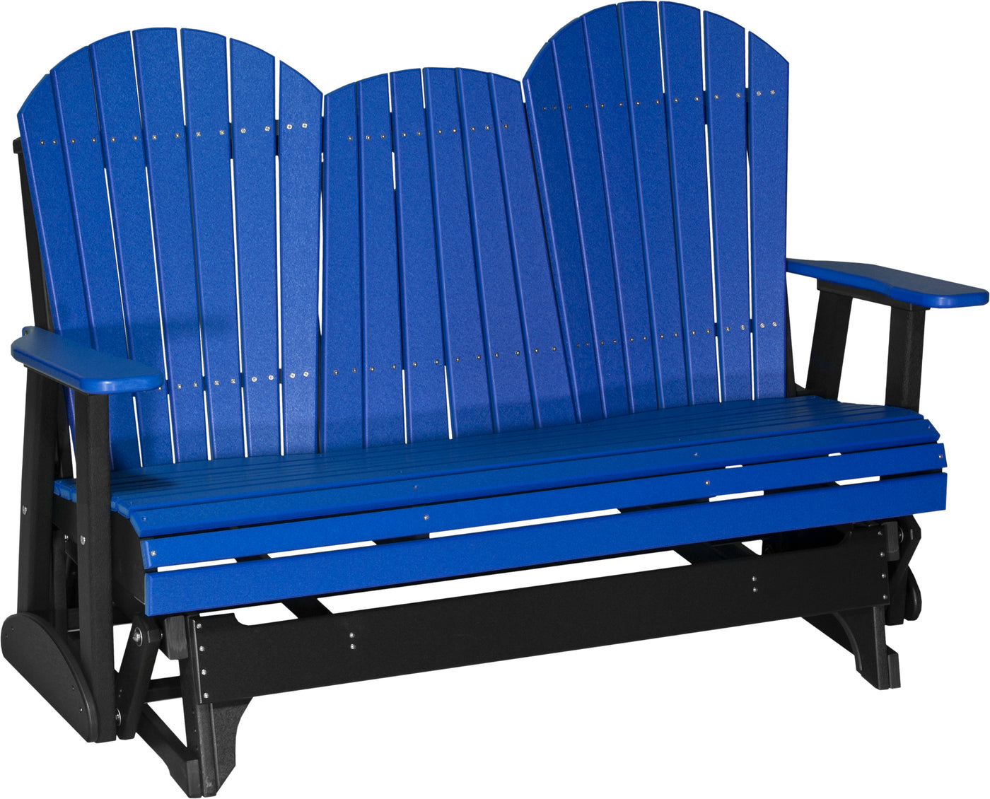 5' Adirondack Glider Blue & Black