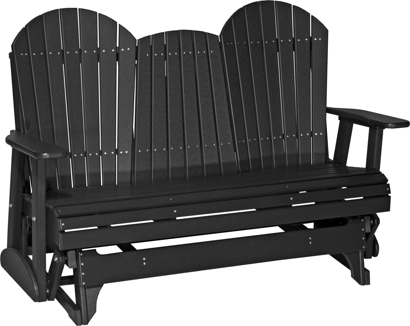 5' Adirondack Glider Black