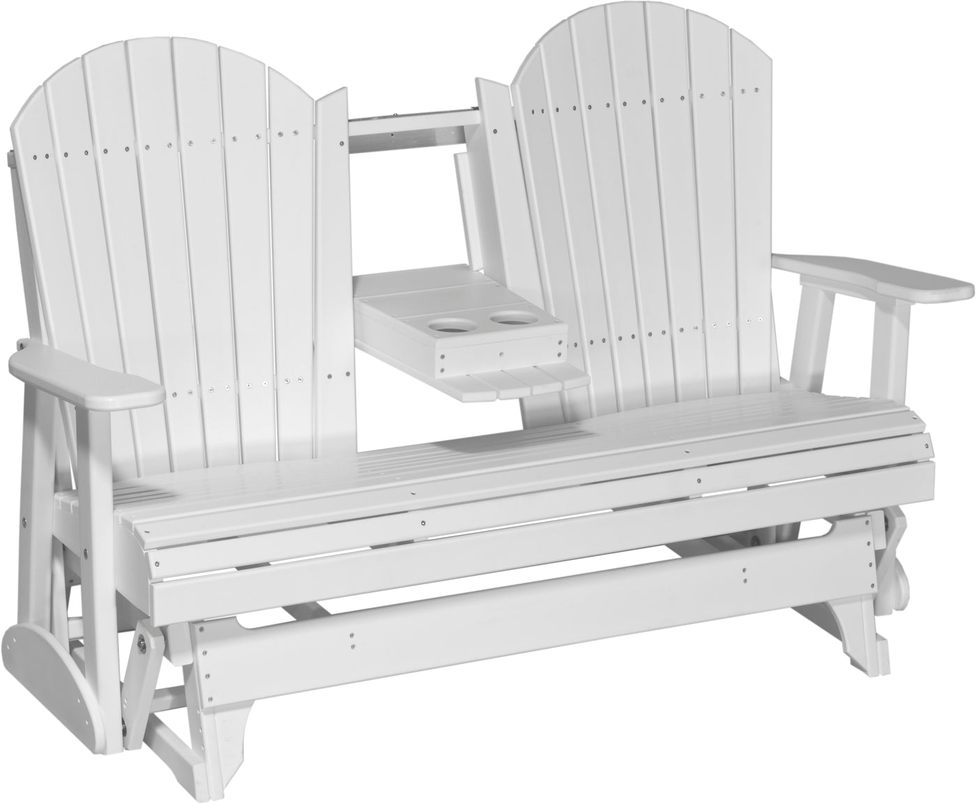 5' Adirondack Glider White