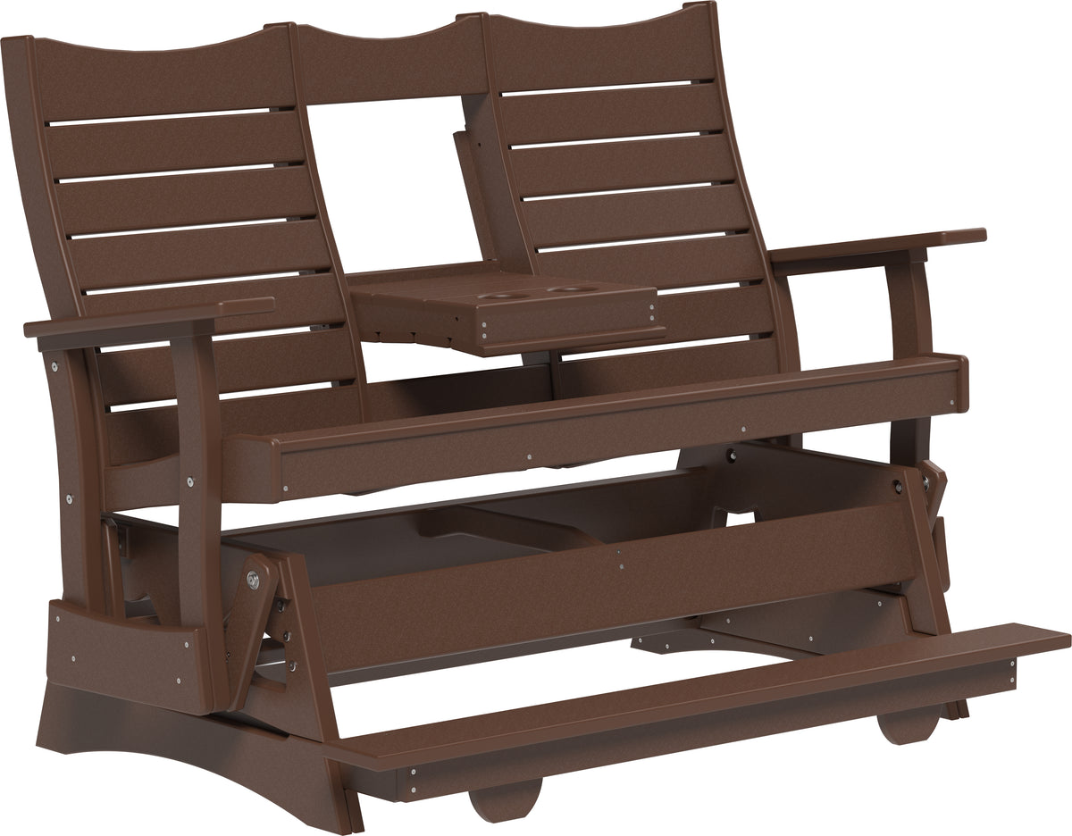 5' Contour Balcony Glider Chestnut Brown