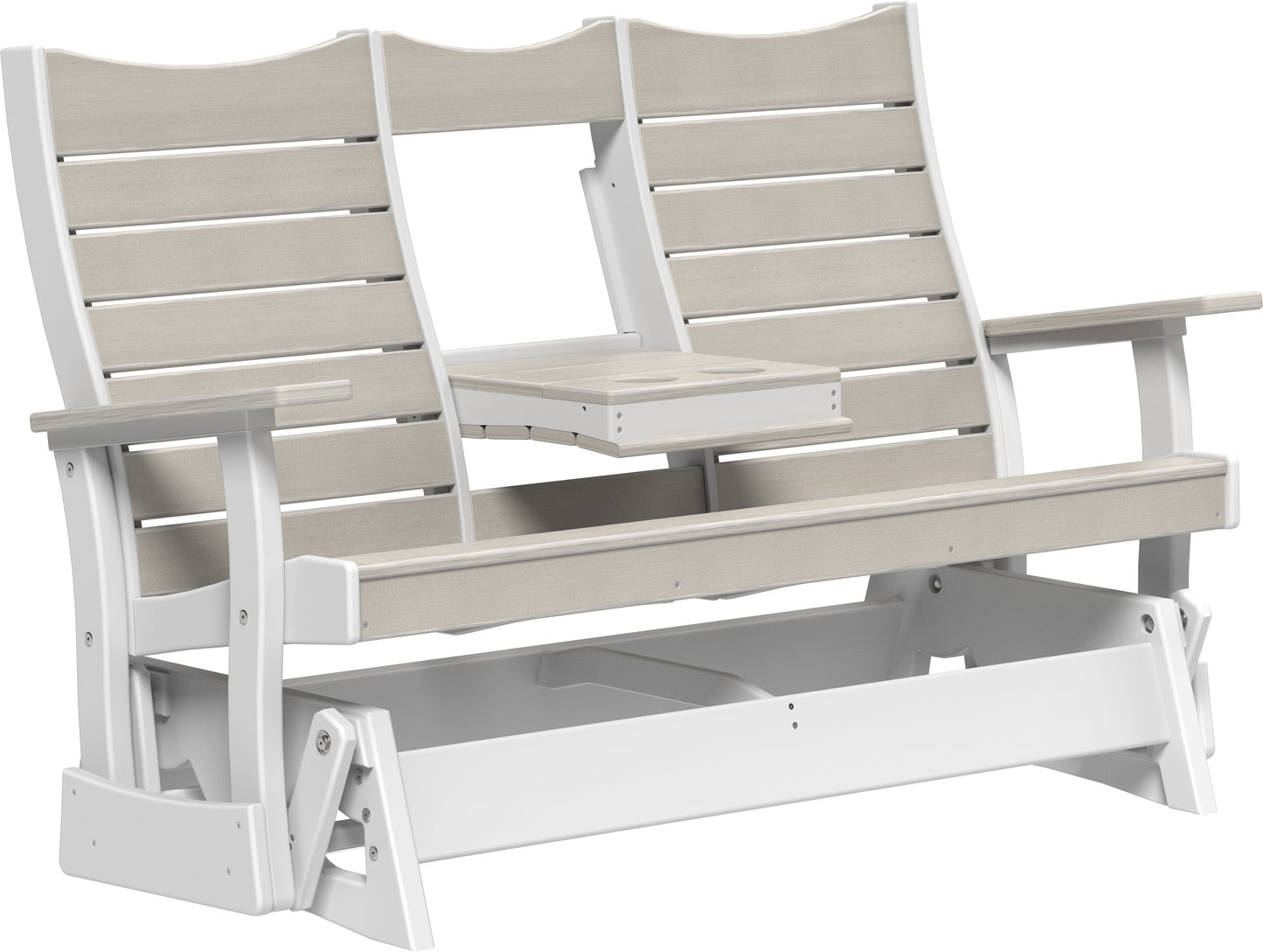 5' Contour Glider Birch & White