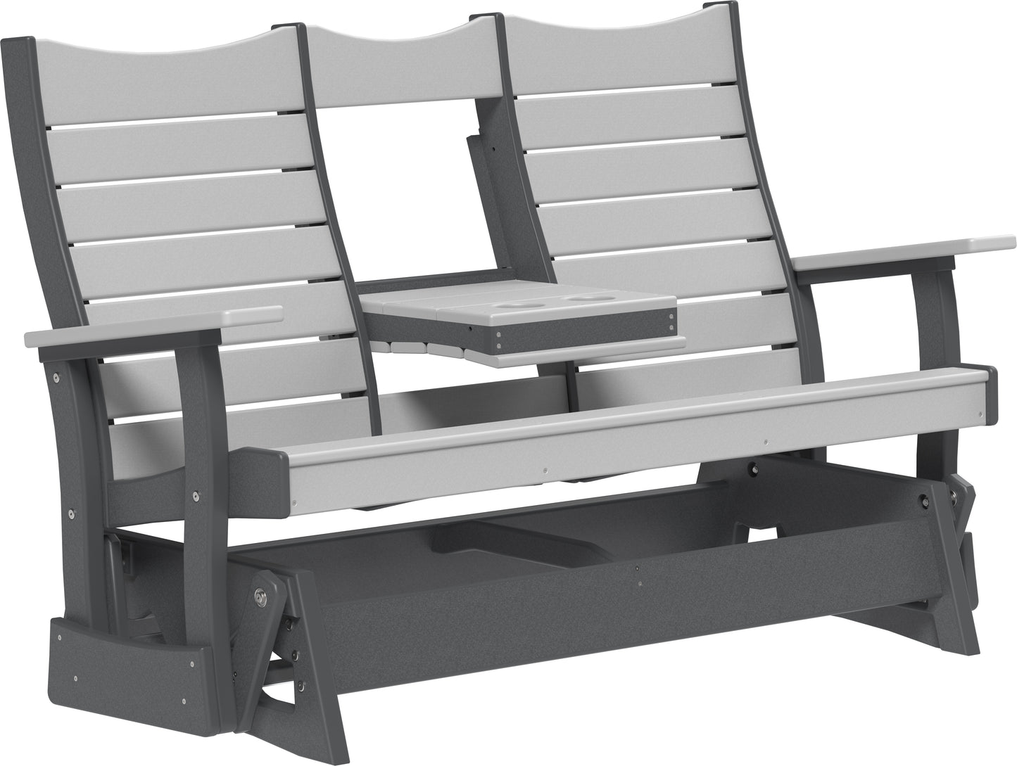5' Contour Glider Dove Gray & Slate