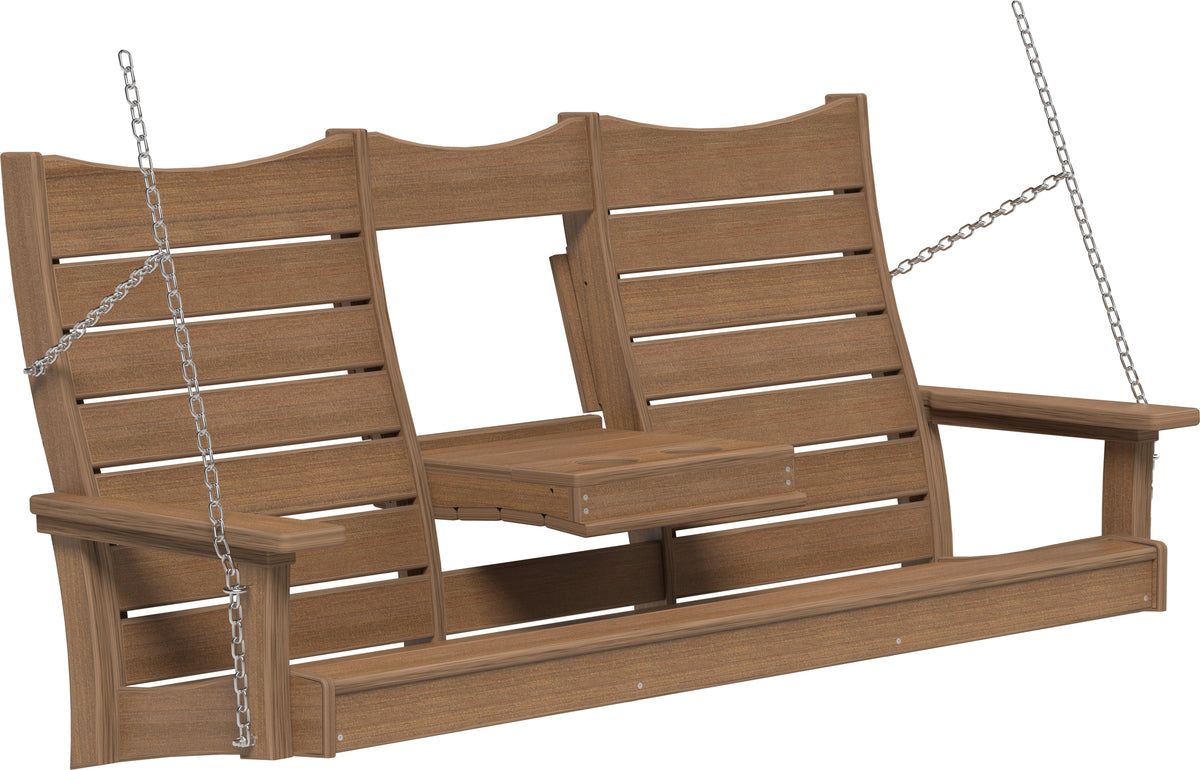 5' Contour Poly Swing Antique Mahogany