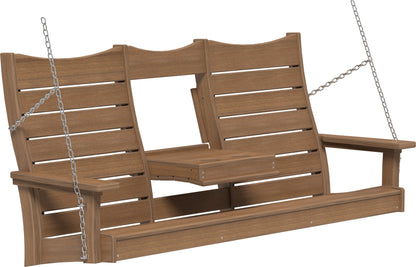 5' Contour Poly Swing Antique Mahogany