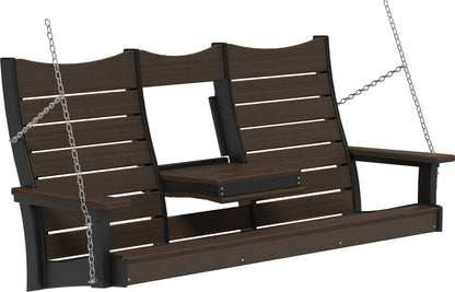 5' Contour Poly Swing Brazilian Walnut & Black