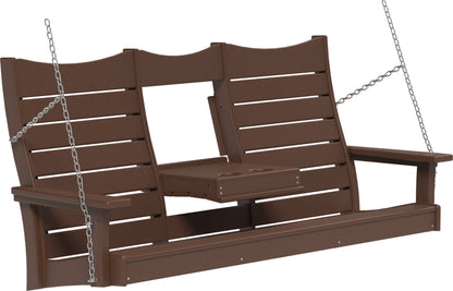 5' Contour Poly Swing Chestnut Brown