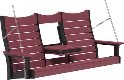 5' Contour Poly Swing Cherrywood & Black