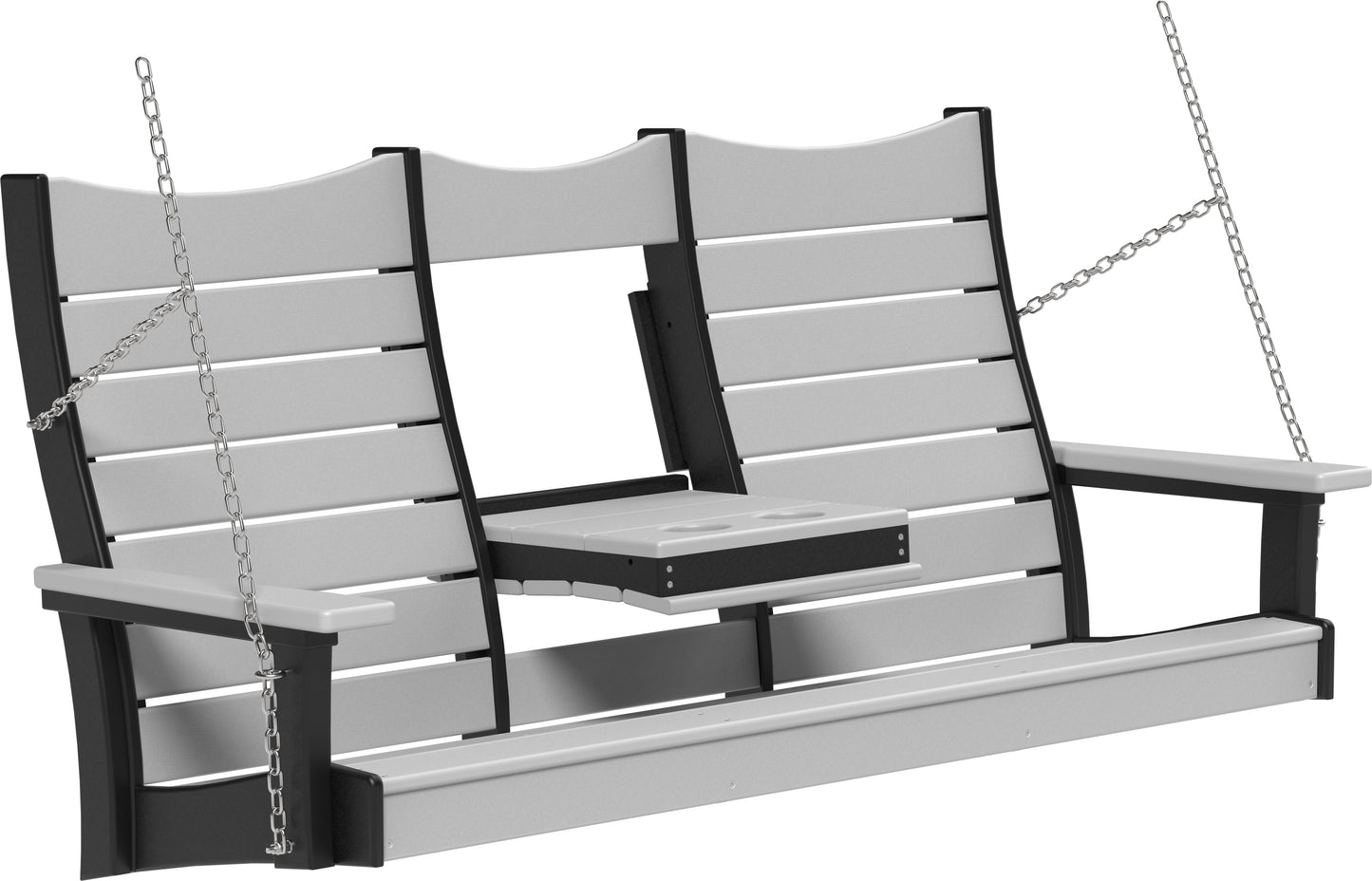5' Contour Poly Swing Dove Gray & Black