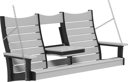 5' Contour Poly Swing Dove Gray & Black