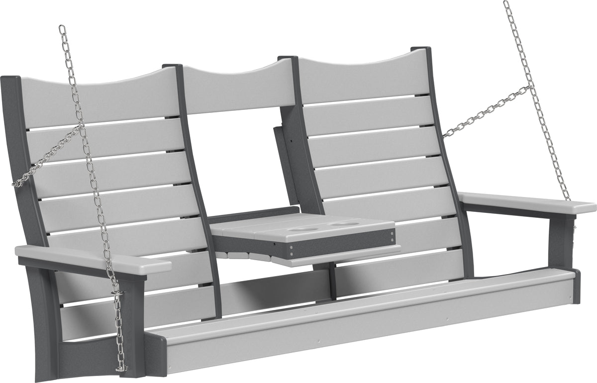 5' Contour Poly Swing Dove Gray & Slate