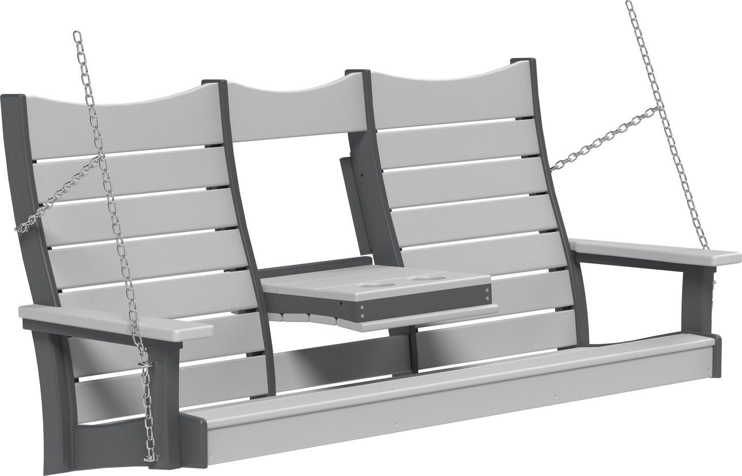 5' Contour Poly Swing Dove Gray & Slate
