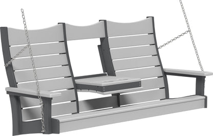 5' Contour Poly Swing Dove Gray & Slate