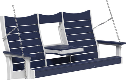 5' Contour Poly Swing Patriot Blue & White